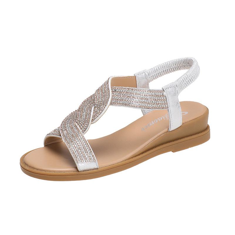 FANNY FLAT plata | Sandalias Tacon Sandalias Tacon plata