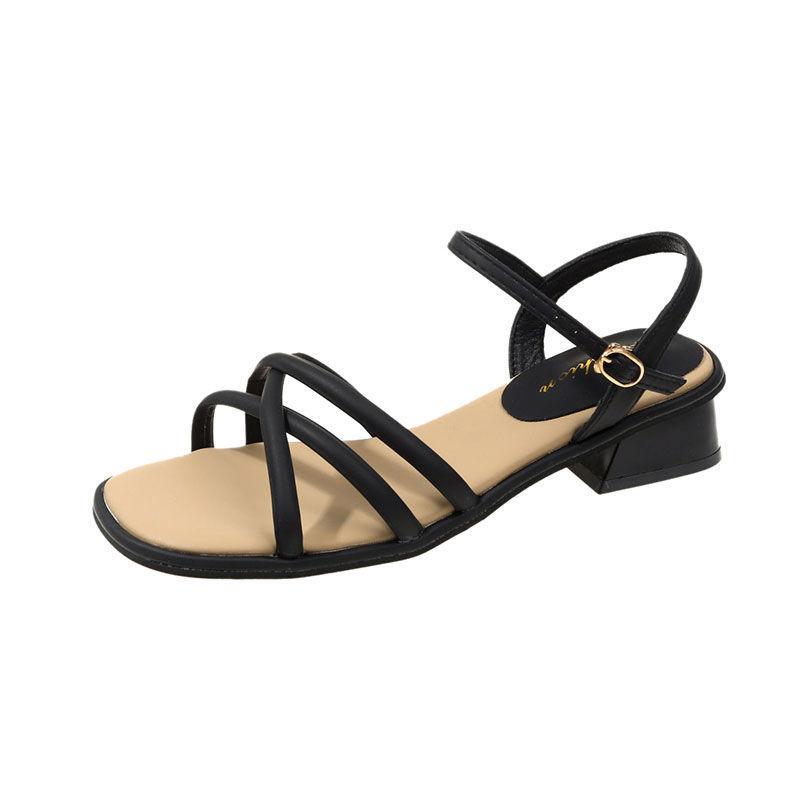 IRIS FLAT negro | Sandalias Tacon Sandalias Tacon negro