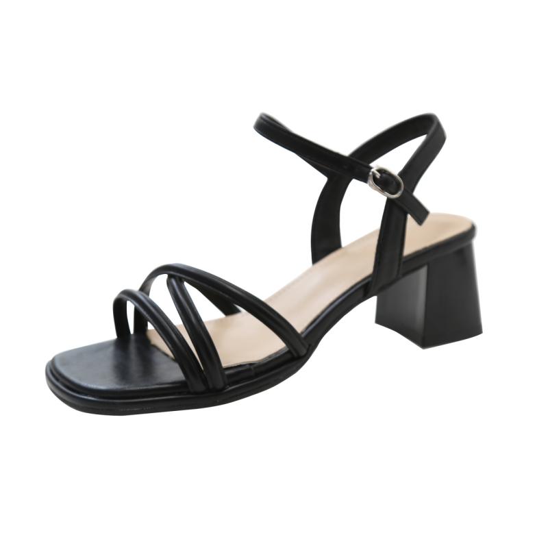 IRIS SANDAL 45 negro | Sandalias Tacon Sandalias Tacon negro